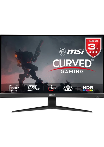 MSI G27C4X 27” 250Hz 1ms 1500R Kavisli FreeSync Premium FHD VA Gaming Monitör