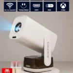 Jeero K6 Karaoke 4K Projeksiyon Cihazı Android 13 Dual Mikrofon RGB Işıklı