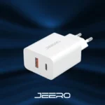 Jeero Compact 20W GaN Hızlı Şarj Aleti USB + Type-C 3.0A PD PPS Güç Adaptörü